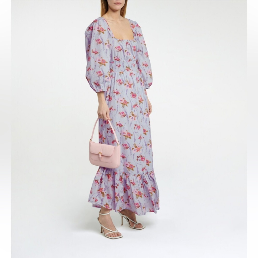 LoveShackFancy Lavender Moon Minnia Maxi Dress